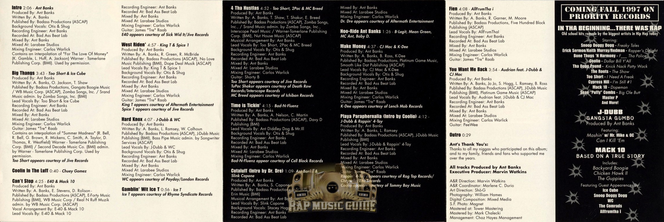 Ant Banks - Big Thangs: CD | Rap Music Guide